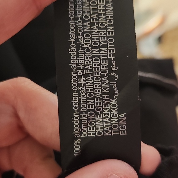 Zara black cotton summer dress, size medium - Picture 6 of 6